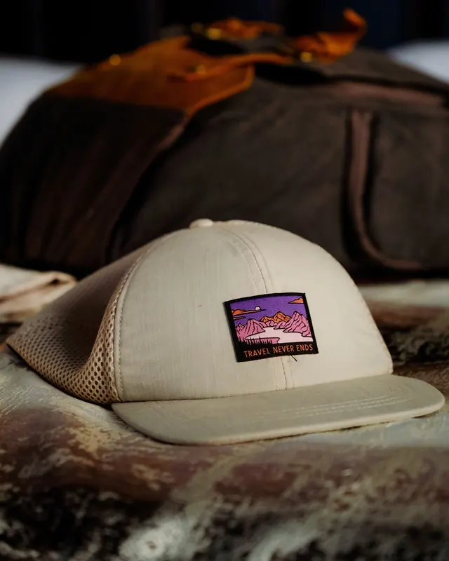 Boné trucker de tecido